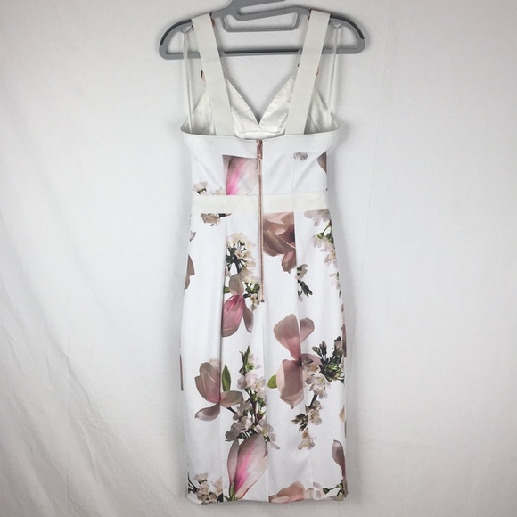 Ted Baker Irasela Harmony White Bodycon 